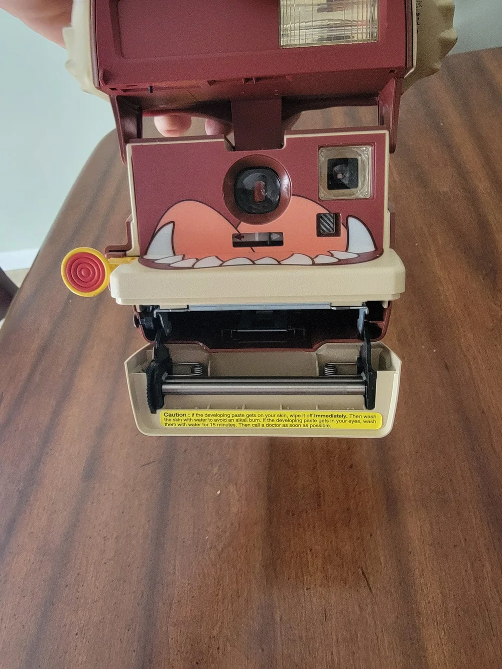 Polaroid Taz Cartoon Instant Camera in Brown and Cream